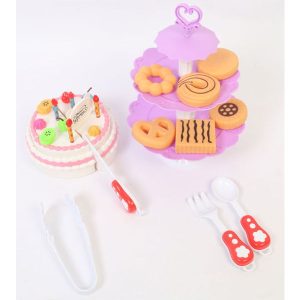 ست عصرانه خوری و کیک طبقاتی